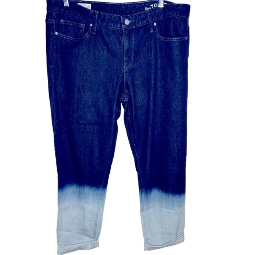 Gap Indigo Dip Dye Always Skinny 33